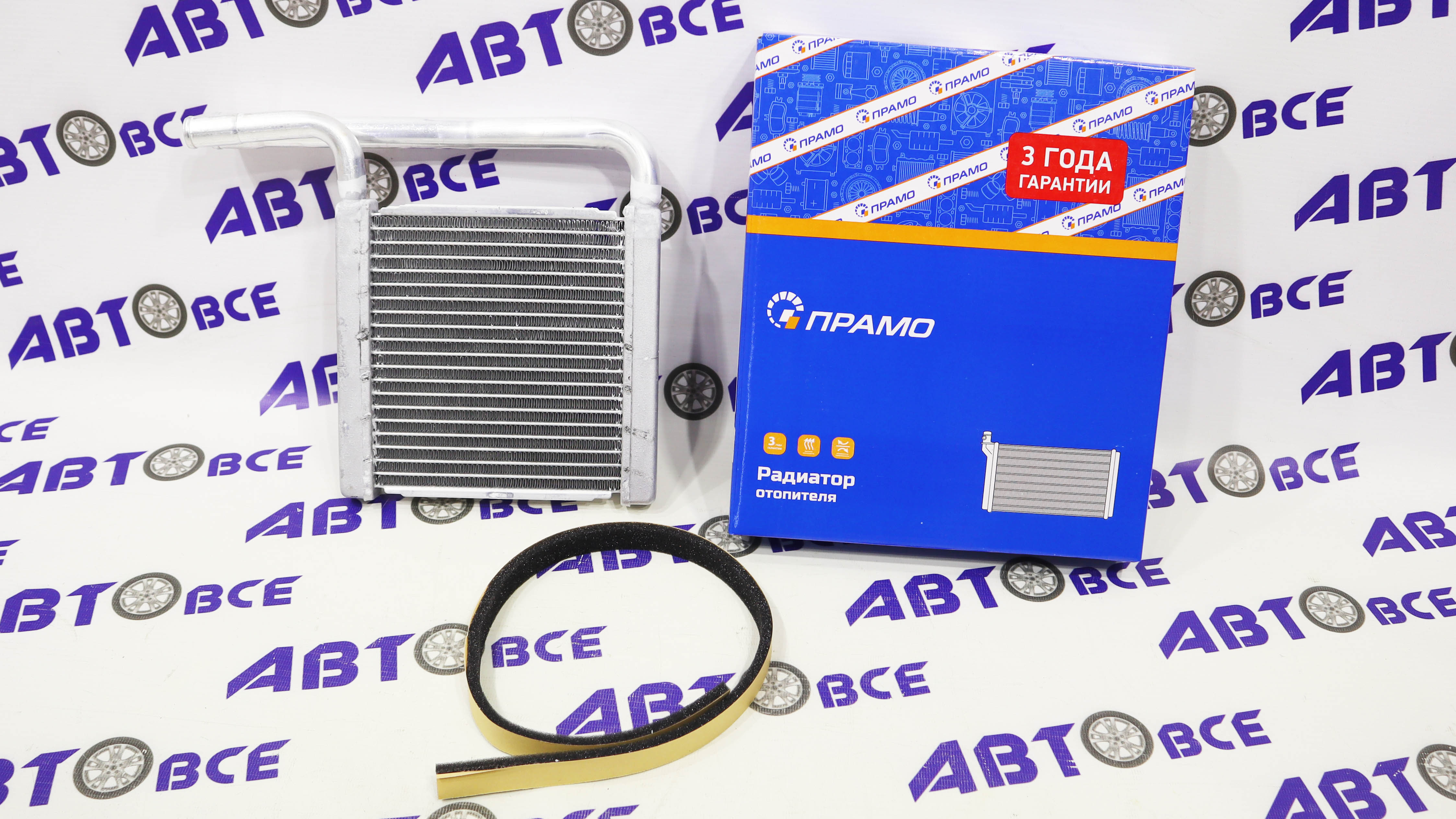 Радиатор отопителя (печки) ВАЗ-2190-Калина-2 Датсун (с кондиционером и без) ПРАМО